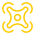 Drone Quadcopter Icon