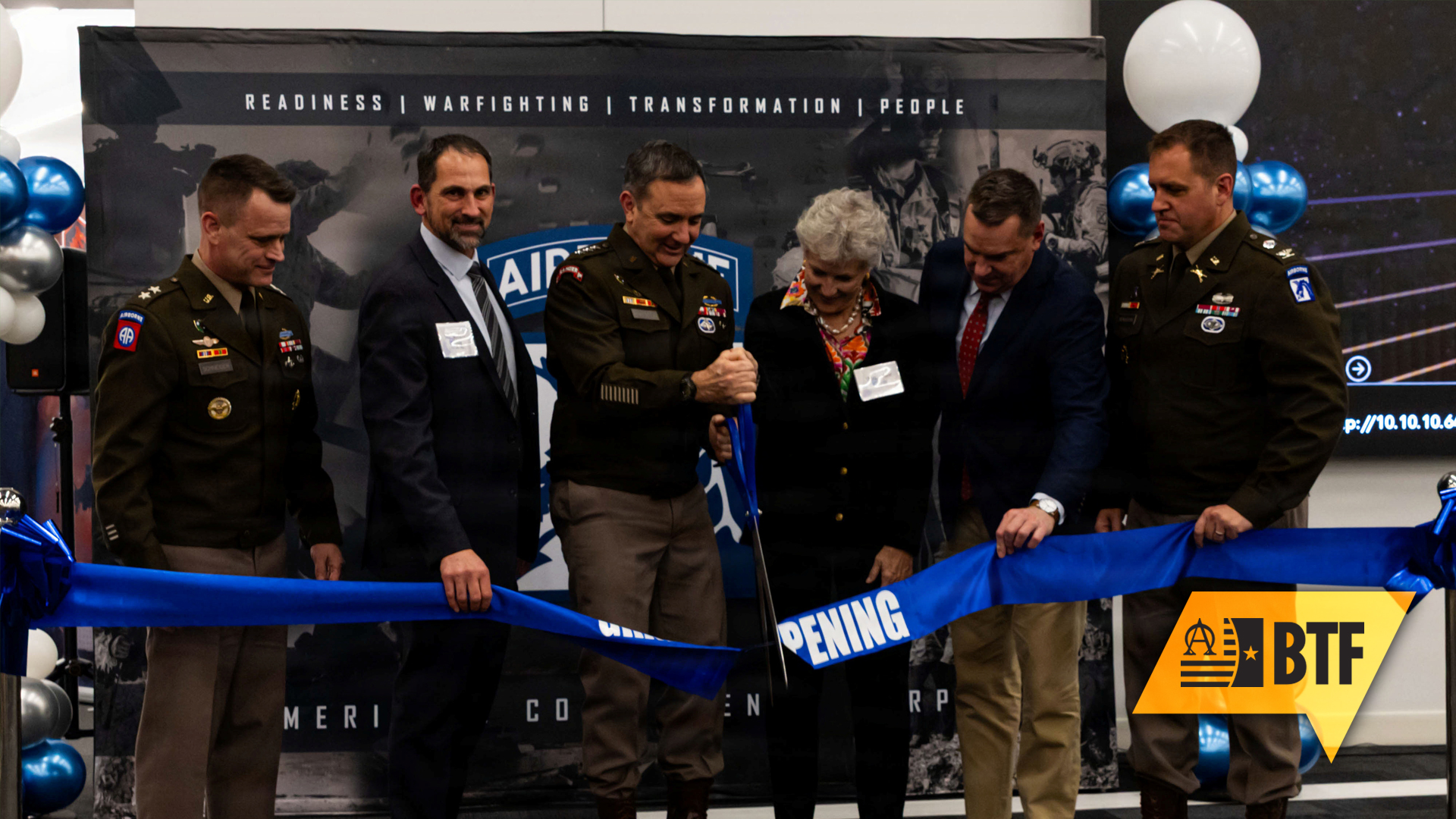 The grand opening of the Lt. Gen. James M. Gavin Joint Innovation Outpost .