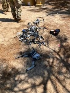 Crashed Drone